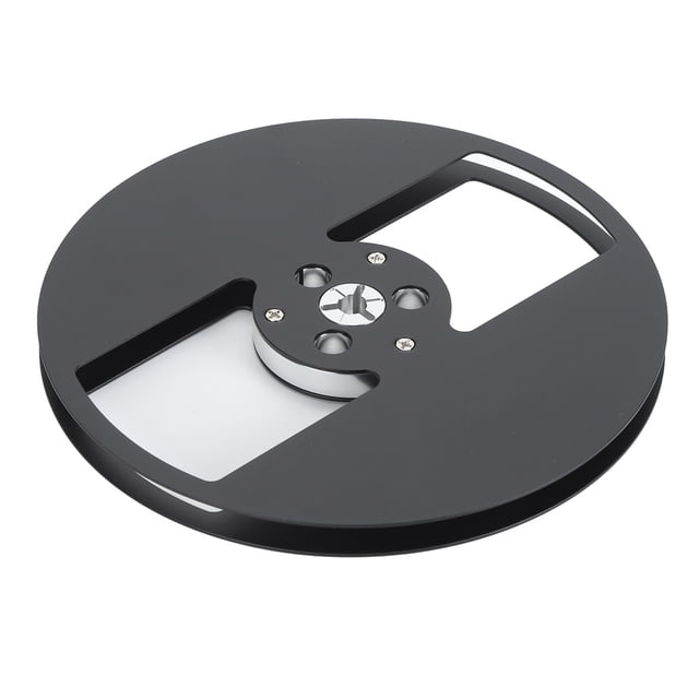 7 Inch 1/4 Empty Take Up Reel to Reel Hub, 1/4 7 Inch Nab Aluminum Metal Reel Audio Tape 2 Holes Empty Tape Reel for Recording Open Reel Takeup Reel Machine