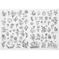 thumbnail image 1 of MOVTOTOP 1 Sheet Water Soluble Embroidery Stabilizer Alphabet Shaped Sewing Stabilizer Embroidery Tools, 1 of 8