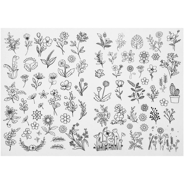 MOVTOTOP 1 Sheet Water Soluble Embroidery Stabilizer Alphabet Shaped Sewing Stabilizer Embroidery Tools