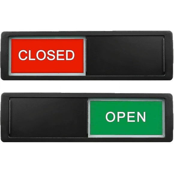 Open Closed Sign, Open Signs Privacy Slide Door Sign Indicator