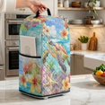 thumbnail image 5 of FOR U DESIGNS Turtle Starfish Frangipani Print Kitchen Appliance Cover Quilted, Washable, Stain Resistant, 2 Pockets, Fits Stand Mixer & Food Processor, 5 of 7