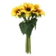 thumbnail image 3 of Juego de flores artificiales Sincero de girasol realista para decoración del hogar boda 6 piezas, 3 of 10
