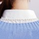 thumbnail image 4 of Camisa Blanca Cuello Falso Dama Collar Falso Desmontable Camisas Solapa - En blanco Diseño de Colcomx Collar falso de las mujeres, 4 of 8