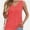 Deep pink, variant on Tank Top Women Casual Soft Summer V Neck Sleeveless Tops Outfits Clothes