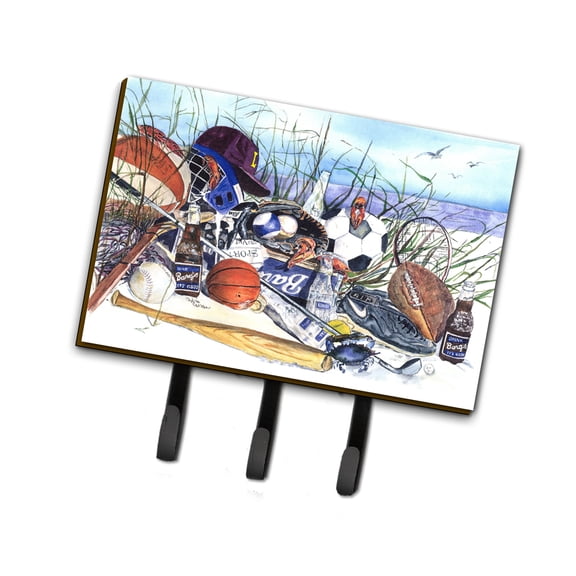 Carolines Treasures 1011TH68 Sports on the Beach Leash or Key Holder Triple multicolor