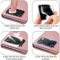 thumbnail image 4 of Dteck [3 Pack] for Samsung Galaxy S20 FE 6.5-inch Camera Lens Protector Anti-fingerprint Anti-Scratch Tempered Glass for Galaxy S20 FE 5G/4G Protective (Transparent), 4 of 6
