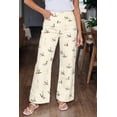 thumbnail image 2 of TinyCribz Chic Western Mallard Print Jeans for Women - Beige Casual Cotton Blend Shift Denim 16, 2 of 12