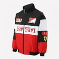 thumbnail image 1 of Ferrari Racing Jacket Vintage Style F1 Ferrari Jacket Unisex Hot White White White, 1 of 4