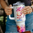 thumbnail image 2 of Mom Tumbler 40 Oz Tumbler With Handle And Straw - Mothers Day Gifts Tumbler Cup With Leak Proof Lid, Mothers Day Gifts For Mom, Mothers Birthday Gifts, Best Mom Ever Gifts, 2 of 6