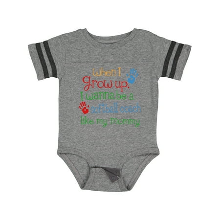 

Inktastic Softball Coach Like Mommy Gift Baby Boy or Baby Girl Bodysuit