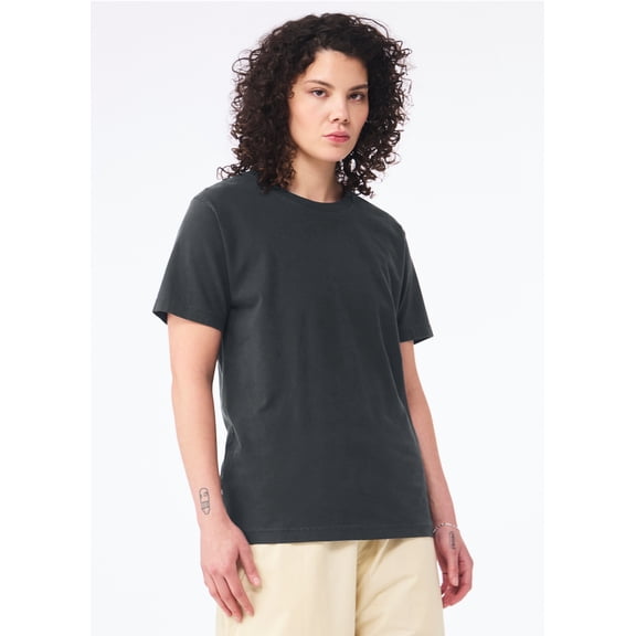 BELLA CANVAS Adult Unisex Heavyweight Garment Dye T-Shirt for Crafting, Washed Black, Small