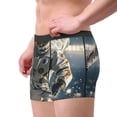 thumbnail image 2 of Fotbe Astronaut Soccer Field Calzoncillos Tipo Boxer con Bolsa de Soporte Total para Hombre, X-Temp Fresco, Transpirable y de Secado Rápido-XX-Large, 2 of 5
