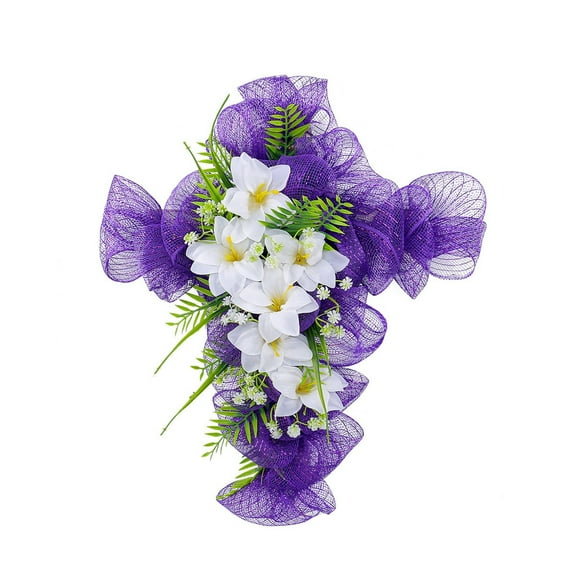 Up to 50% off Garland Easter Front Door Bow Flower Vine Decorative Door Wall Pendant