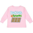 thumbnail image 3 of Inktastic Baker in Training Baking Boys or Girls Long Sleeve Toddler T-Shirt, 3 of 5