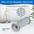 thumbnail image 2 of Dxyue 2 Pack Replacement Pre Filter for Tineco A10 A11 Hero Master, PURE ONE S11 S12 Cordless Vacuum Cleaner Accessories ﻿, 2 of 5