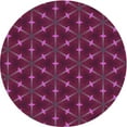 thumbnail image 1 of Ahgly Company Indoor Round Patterned Dark Carnation Pink Area Rugs, 8' Round, 1 of 6