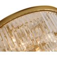 thumbnail image 6 of Gold Modern Crystal Chandelier,8-Light Round Flush Mount Crystal Ceiling Light Fixtures Adjustable Hanging Lighting Pendant Light Fixture for Dining Room Living Room, 6 of 9