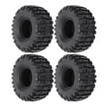 thumbnail image 3 of Paquete de 4 neumáticos universales para control remoto, compatibles con SCX10/TRX4/TRX6, escala 1/10, neumáticos de goma de alta durabilidad, 3 of 8