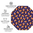thumbnail image 3 of Pofeuu Candy Corn (2) Print Coasters for Drinks, 4Pack PU Leather Coasters, Bar Drink Coasters for Tabletop Protection, Furniture from Damage-Octagon, 3 of 6