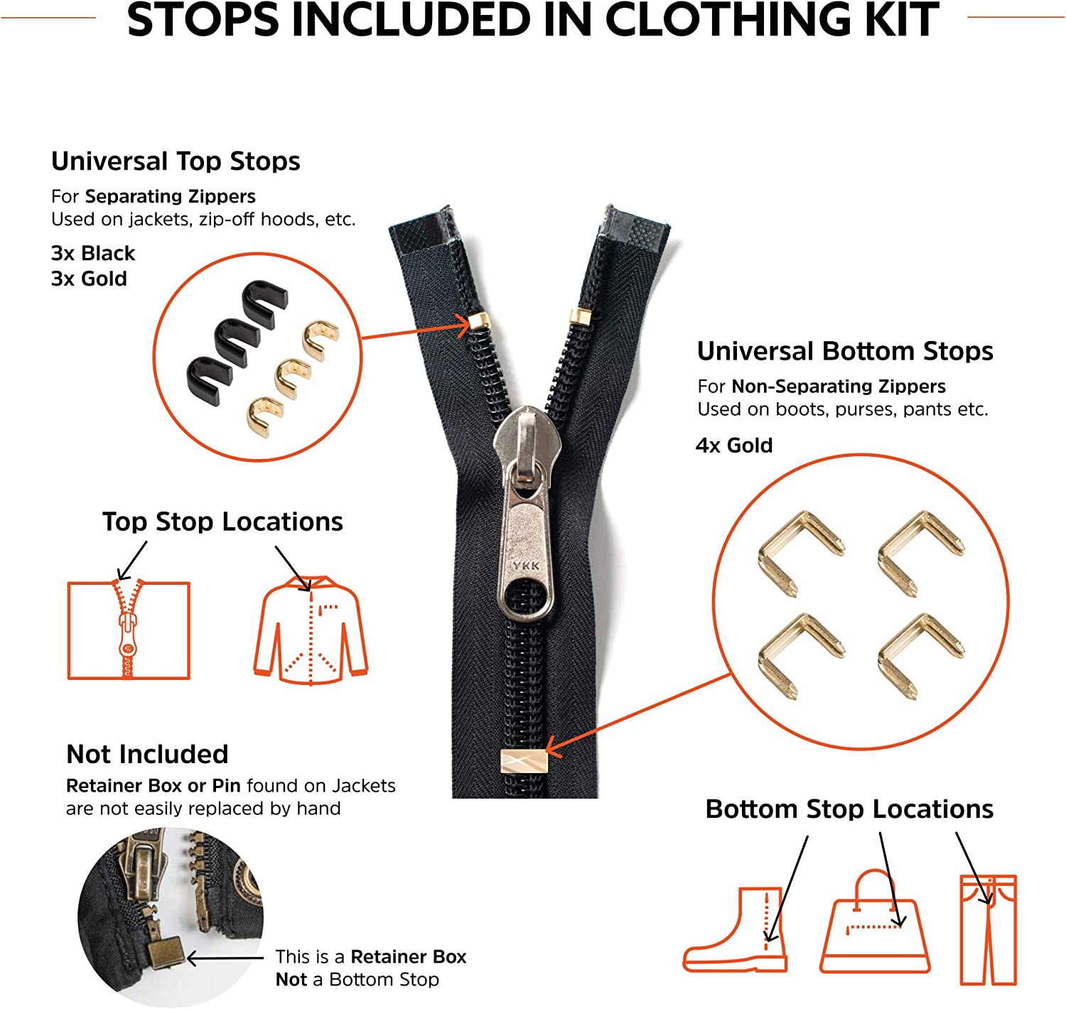Zipper Rescue Kit, Clothing - image 4 of 9