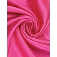 thumbnail image 5 of DARING DIVA Women's Satin Button Up Pajamas Short Sleeve Tops with Shorts S Hot Pink, 5 of 6