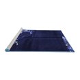 thumbnail image 2 of Ahgly Company Machine Washable Indoor Rectangle Abstract Blue Modern Area Rugs, 7' x 10', 2 of 4