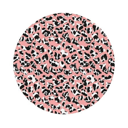 

Lukts Cow Animal Skin Leather Drinks Coasters Set of 6 Suitable or Drinks Furniture Protection and Easy Clean up