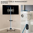 "VIVO Mobile TV Cart, Adjustable Height for 13""60"" LCD LED Flat