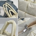 thumbnail image 4 of LinYooLi Puffer Tote Bag Trendy Puffer Bag for Women Light Down Filled Aesthetic Quilted Tote Bag Shoulder Handbags, 4 of 6