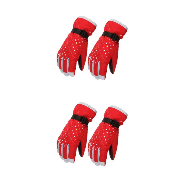 Yuarrent 1 par de guantes de nieve, cubiertas de manos femeninas para mantener el calor, guante de esquí con forro flexible, calentador de manos Type1 NO1 Yuarrent CBP218650