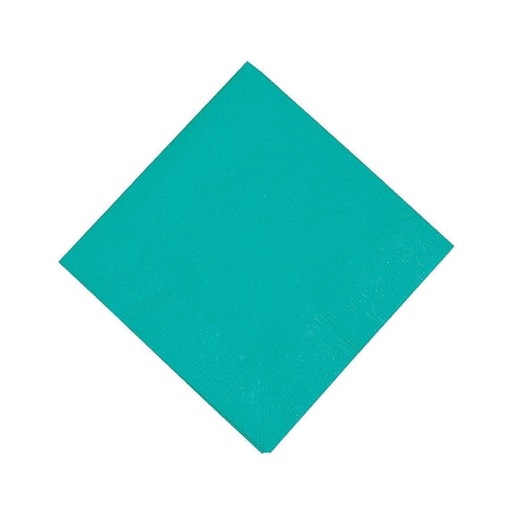 Teal Lagoon Beverage Napkins 50 Pc - Party Supplies - 50 Pieces