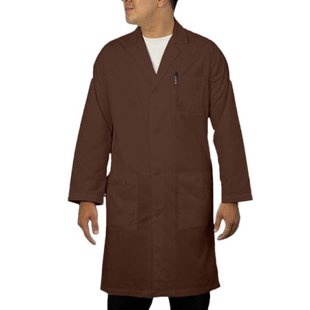 Panda Uniform by HeedFit Unisex 40 Medical Lab Coat – 11XL Chocolate