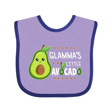 

Inktastic Glamma s Little Avocado with Cute Baby Avocado Gift Baby Boy or Baby Girl Bib