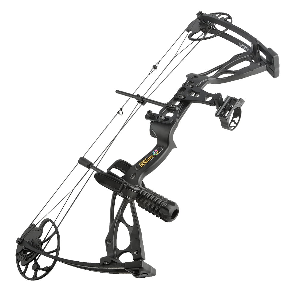 Sanlida Archery Compound Bow Dragon X8 with 3pcs Arrows Kit for Adults and Teens Hunting- Black