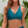 thumbnail image 3 of RUTAYY Swimwear Women Full Coverage Bikini Tops Push Up Swimsuits Tops Sport Bra Bathing Suits Tops Tropical Swim Wear, 3 of 3