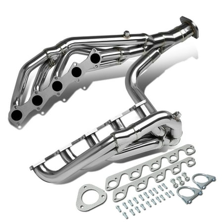 For 1999 to 2004 F250 / F350 SD 6.8L V10 Pair Stainless Steel Long Tube Exhaust Header