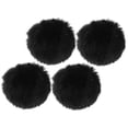 thumbnail image 7 of FUEENIRVA 4 Pcs Small Brooch Black Cute Pompom Decoration for Crafts and Jewelry Decoration, 7 of 7