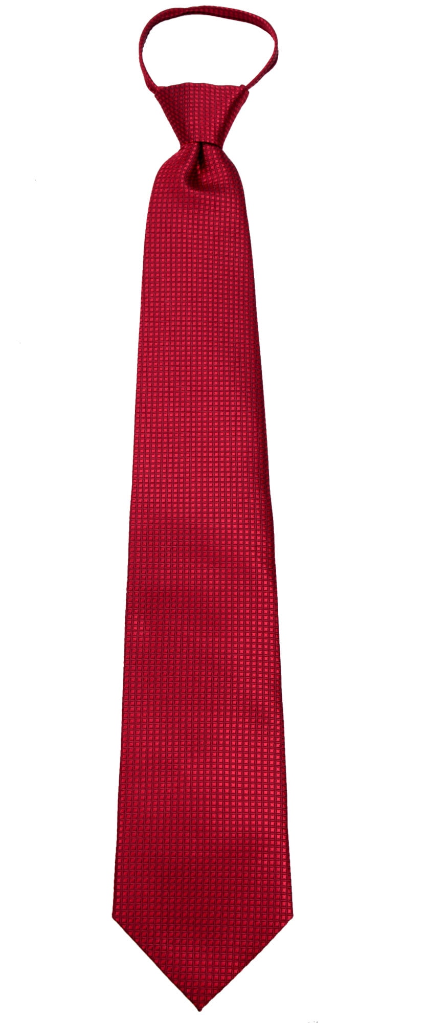 Mens Extra Long Big and Tall Textured Solid Zipper Necktie Ties