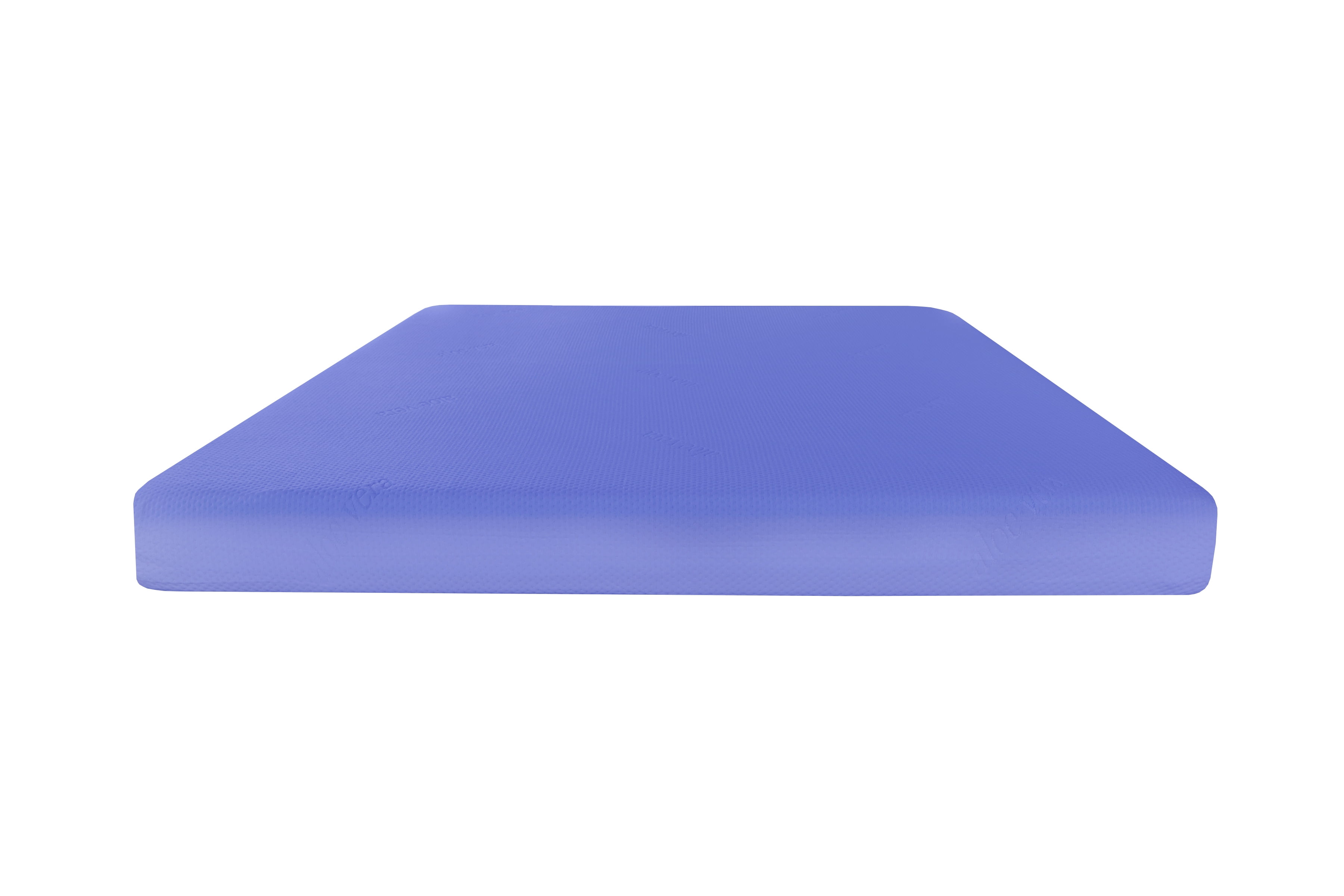 Primo International Doze 6" Gel Memory Foam Mattress, Twin, Blue