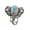 Noos-7, variant on Charm 3D Crystal Chunk Snap Buttons Fit 18mm Snap Necklace/Bracelet Jewelry -Noos-7