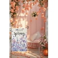 thumbnail image 4 of Hello Spring Garden Flags for Outside 12.5x18 Double Sided, Watercolor Wildflowers Flowers Small Yard Decoration, Seasonal Summer Wedding Anniversary Decor for Farmhouse Holiday Outdoor, 4 of 6