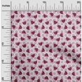 thumbnail image 2 of oneOone Velvet Dark Magenta Fabric Utensils Cup Craft Projects Decor Fabric Printed By The Yard 58 Inch Wide, 2 of 4