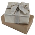 thumbnail image 3 of Metallic Gold Burlap Wired Edge Christmas Ribbon, 1.5" x 15', by Holiday Time, 3 of 6