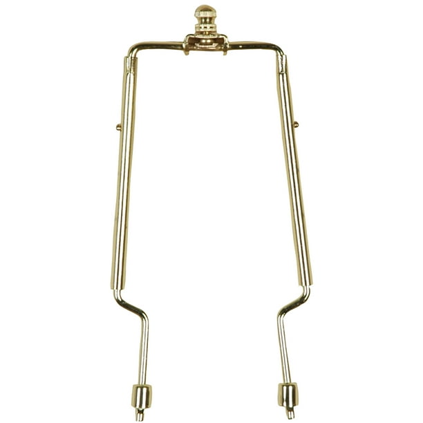 Mainstays Adjustable 8” to 10” Brass Harp with Finial