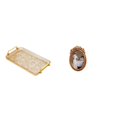 thumbnail image 1 of Elegante bandeja para mesa de postres y café con marco de fotos de resina ornamentado. Soporte decorativo para guardar joyas, ideal para , e, 1 of 8