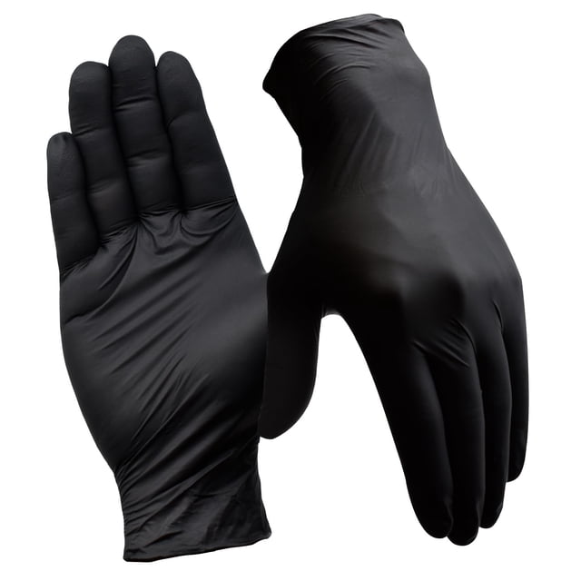 Guantes desechables de nitrilo SLICK KIT de 4 mm, sin látex, 1000 XL