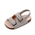 thumbnail image 4 of Splozh Baby Boys Girls Summer Beach Sandals Non Slip Soft Rubber Sole Toddler Outdoor Closed-Toe First Walker Shoes,Gray 5, 4 of 6