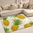 thumbnail image 2 of SKYSONIC 80x58 inches Lightweight Soft Area Rug Mat Indoor Floor Rugs Home Decoration for Kids Room Living Room Pineapples On Waves, 2 of 6