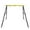 Yellow, variant on IVV Outdoor Steel Porch Swing Stand Only, Max Load 550Lbs A-Frame Hammock Chair Stand for Patio, Playground, Park, 64.96"L x 64.96"W x 70.86"H, Orange
