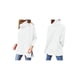 thumbnail image 3 of Suéteres de Cuello Alto de Gran Tamaño para Mujer, Larga de Murciélago, Dobladillo Abierto, Túnica, Suéter de Punto, Tops M, 3 of 7